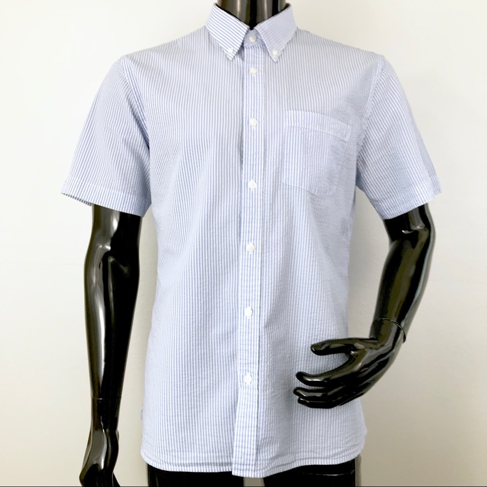 Brooks Brothers men’s blue striped shirt